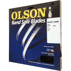 105" Olson 'Wood Band' Band Saw Blade - 1/4" 6 Hook