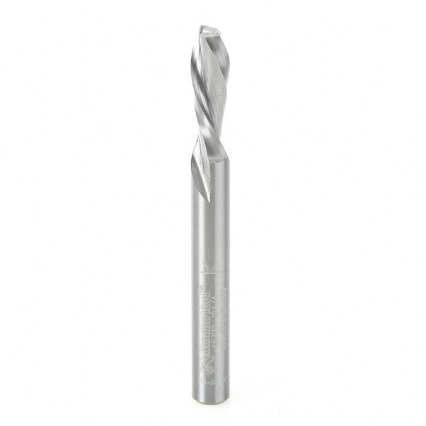 Amana Tool 46202 Solid Carbide Spiral Plunge 1/4 Dia x 3/4 x 1/4 Inch Shank Down-Cut