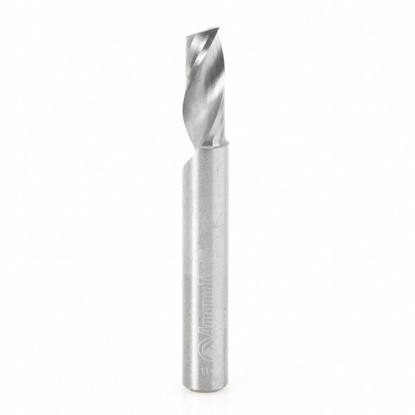 Amana Tool 51402 Solid Carbide CNC Spiral ‘O’ Flute, Aluminum Cutting 1/4 Dia x 5/8 x 1/4 Inch Shank Up-Cut