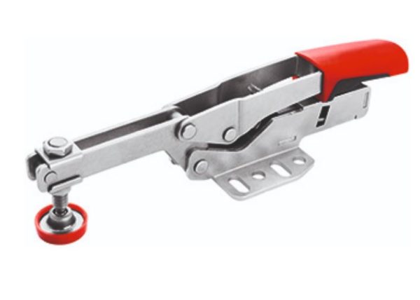Bessey Auto adjust toggle clamp, horizontal low profile, flanged base STC-HH20, STC-HH50