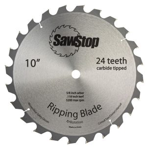 SAWSTOP 24-Tooth Ripping Table Saw Blade BTS-R-24ATB