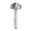 Amana Tool 45918 Carbide Tipped Core Box 3/8 Radius x 3/4 Dia x 7/16 x 1/4 Inch Shank
